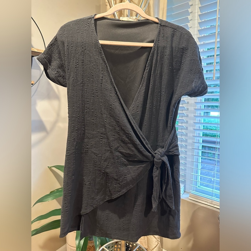 Vici Dolls SHORE NIGHTS COTTON WRAP DRESS Peach Love